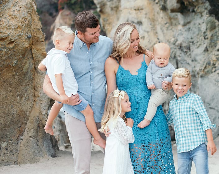 beautiful family portraits newport-beach california karen french